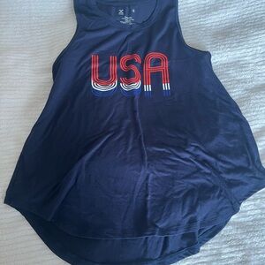 Xersion Navy USA Muscle Tee